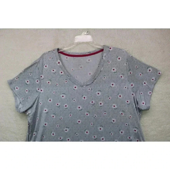 Joyspun Women's Long Pajama Gown-Size 2X(18W-20W)-Soft-Pockets - Picture 2 of 8